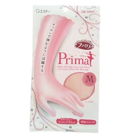 ถุงมือ PVC SHALDAN PRIMA SIZE M สีชมพู_0