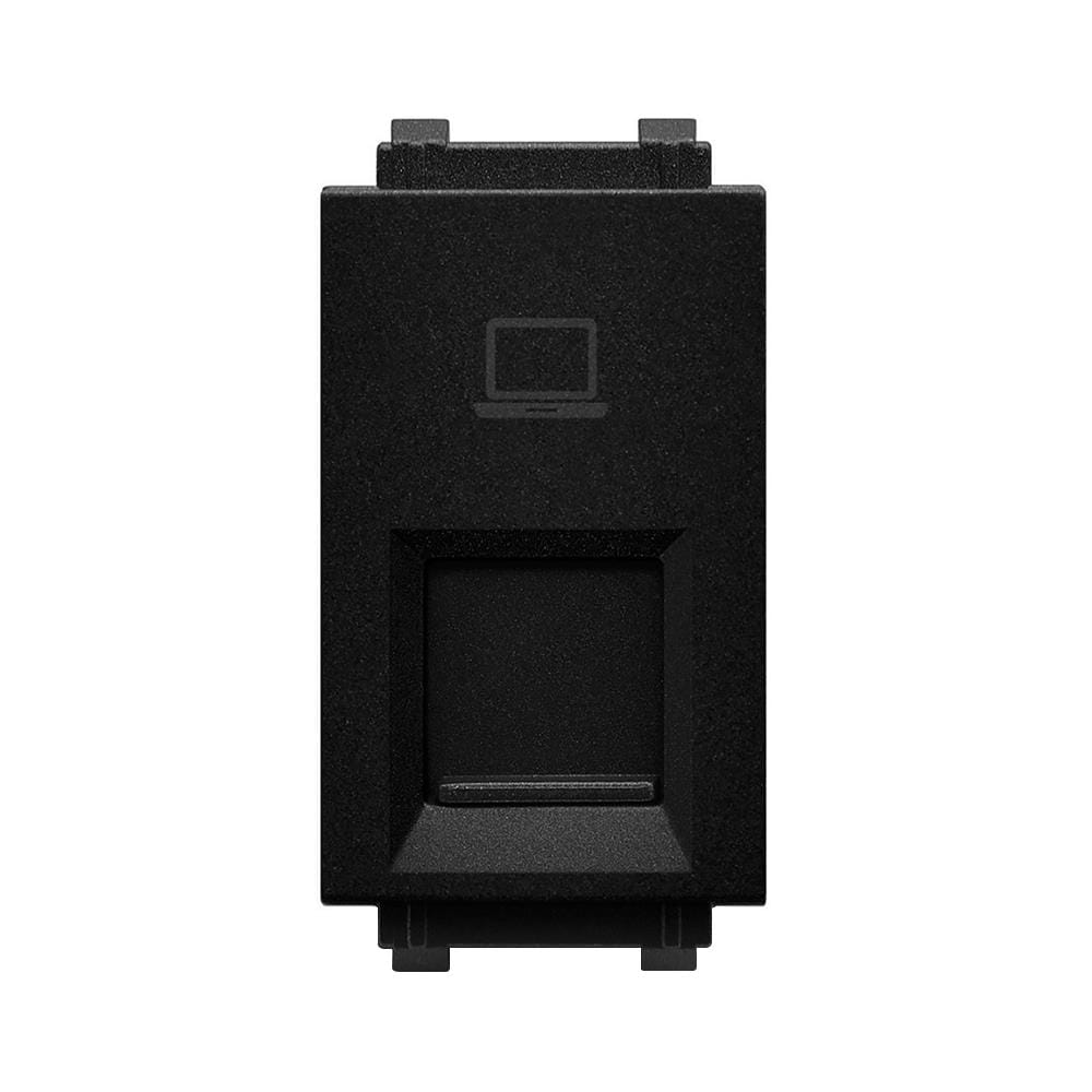เต้ารับคอมพิวเตอร์ PHILIPS CAT6 RJ45 LEAF BLACK
