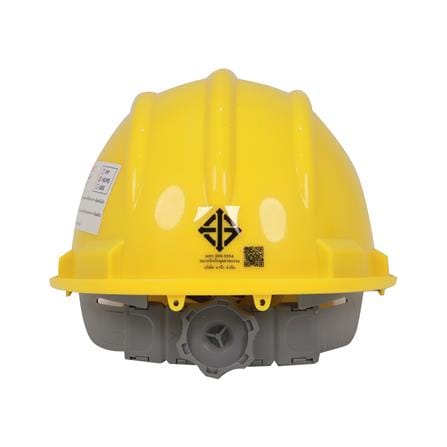 หมวกนิรภัย HDPE มาตรฐานมอก. DEXZON 2332 สีเหลือง_2