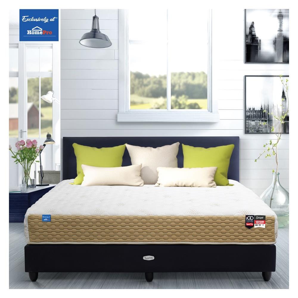ที่นอนสปริง 5 ฟุต SLUMBERLAND รุ่น DELIGHT พร้อมชุดเครื่องนอน 11 ชิ้น