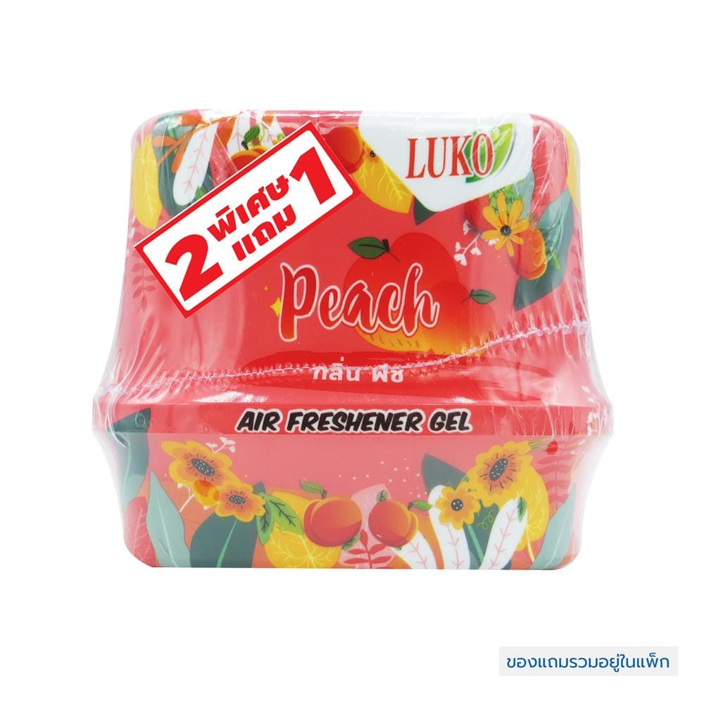 เจลปรับอากาศ LUKO พีช 180 กรัม 2แถม1