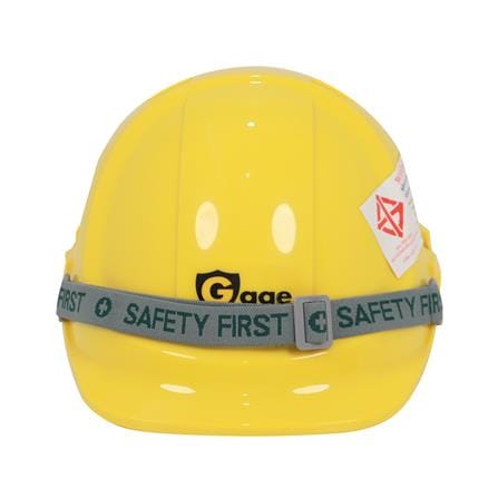 หมวกนิรภัยพลาสติก ABS มาตรฐานมอก. DEXZON 2330 สีเหลือง_1