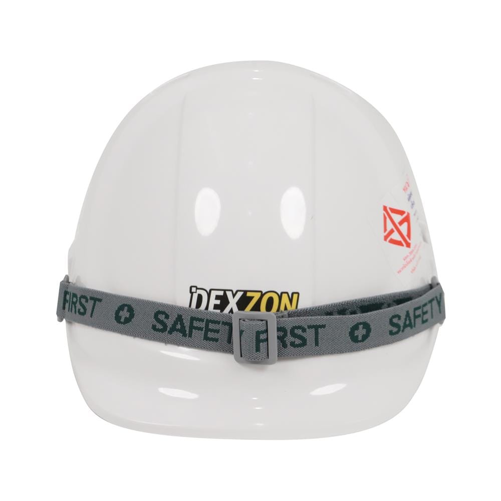 หมวกนิรภัยพลาสติก ABS มาตรฐานมอก. DEXZON 2330 สีขาว