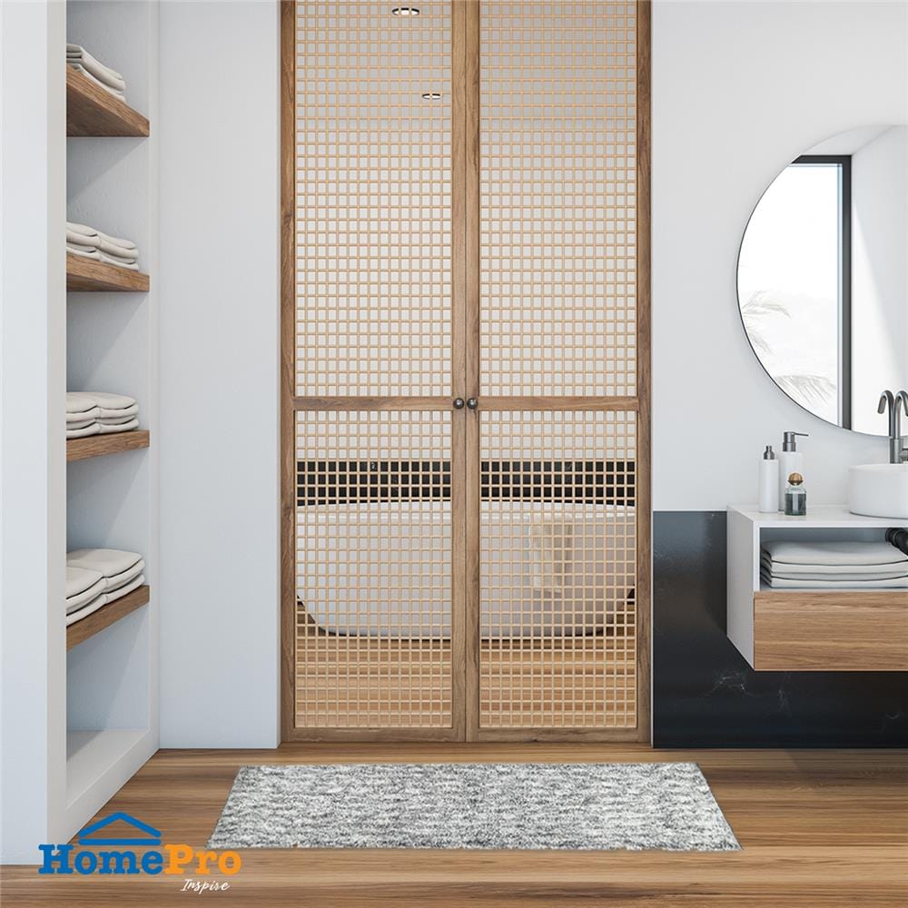 พรม HOME LIVING STYLE MOSS 45x120 ซม. สีเทาอ่อน