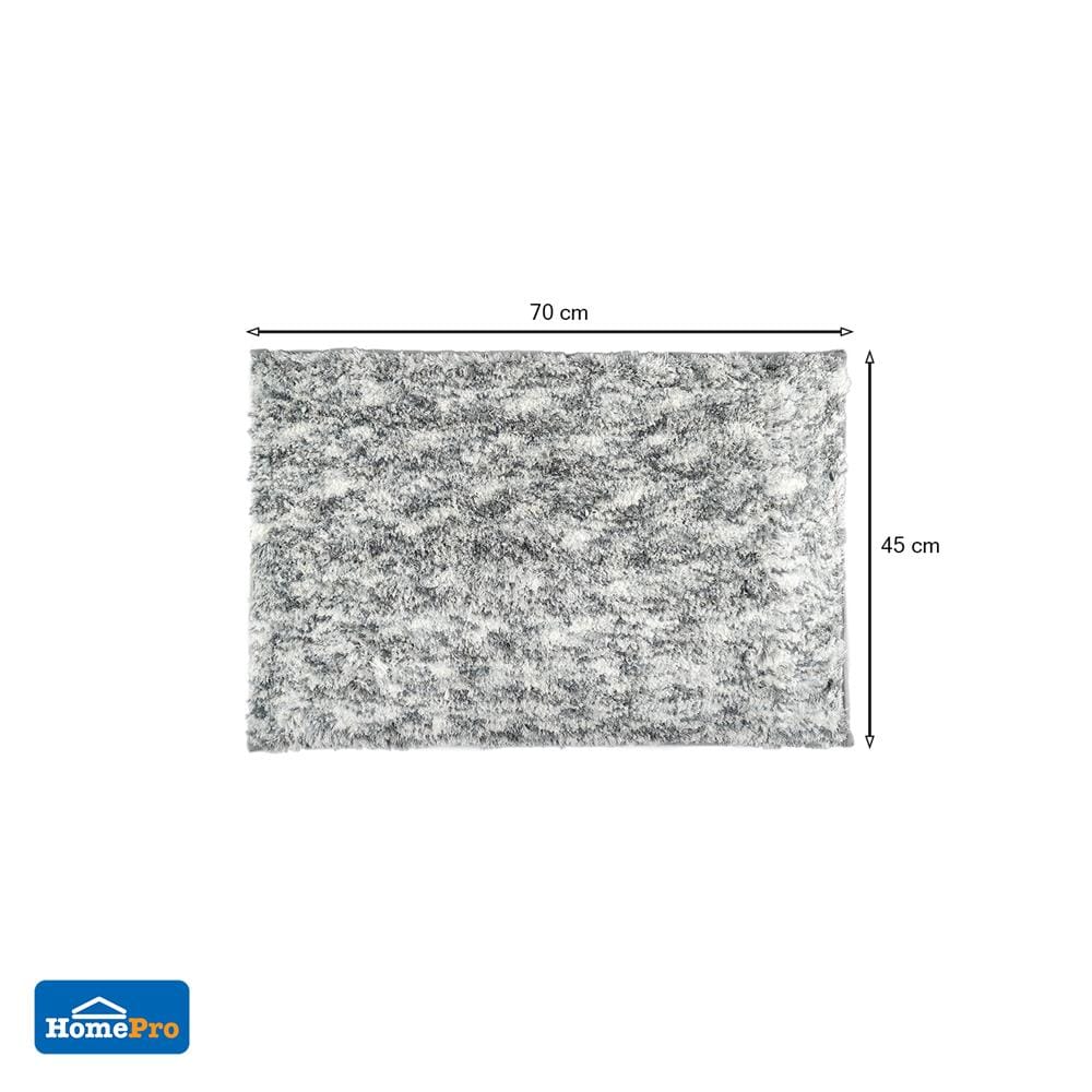 พรม HOME LIVING STYLE MOSS 45x70 ซม. สีเทาอ่อน