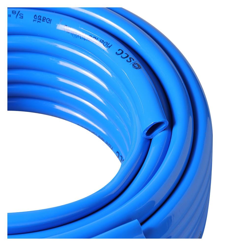 สายยางม้วน PVC เด้ง SCG 5/8 นิ้ว x20 ม. สีน้ำเงิน