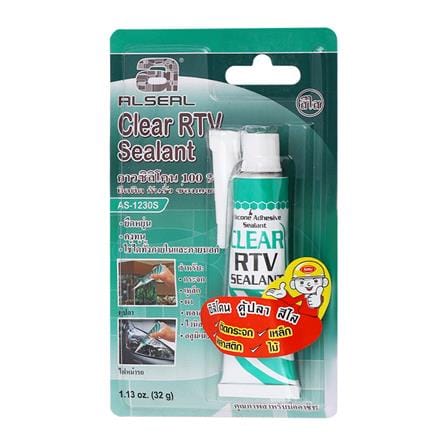 กาวซิลิโคน AL SEAL 1230-S สีใส 32 กรัม_1