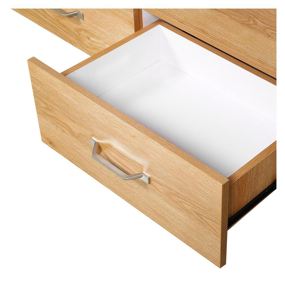 ตู้วางทีวี FURDINI PLANK 120 ซม. สีน้ำตาล/ขาว