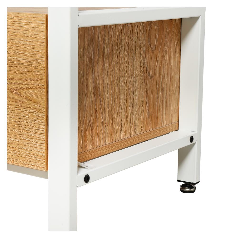 ตู้วางทีวี FURDINI PLANK 120 ซม. สีน้ำตาล/ขาว