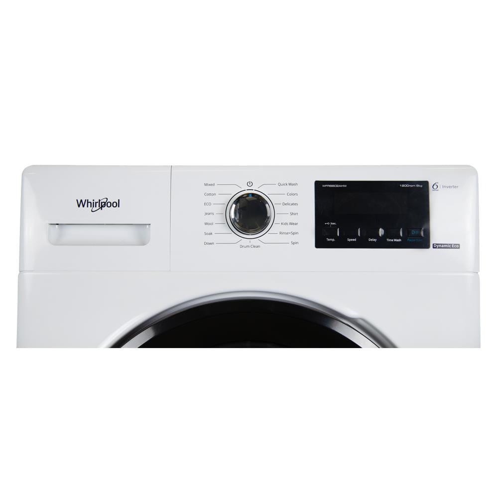 เครื่องซักผ้าฝาหน้า WHIRLPOOL WFRB904AJW TH 9 กก. 1400 RPM อินเวอร์เตอร์ + ขาตั้ง