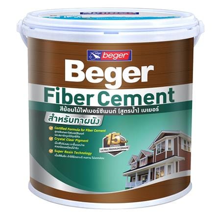 สีทาไม้ฝาไฟเบอร์ซีเมนต์ BEGER REDWOOD ด้าน 1 แกลลอน_0