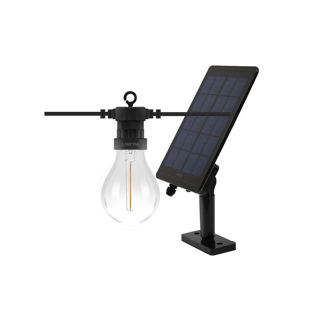 ไฟจัดสวน SOLAR LED LAMPTAN FESTIVE 3 วัตต์ WARMWHITE สีดำ