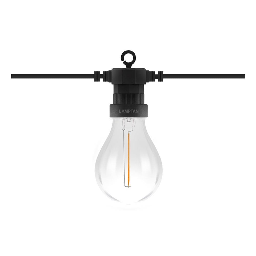ไฟจัดสวน SOLAR LED LAMPTAN FESTIVE 3 วัตต์ WARMWHITE สีดำ