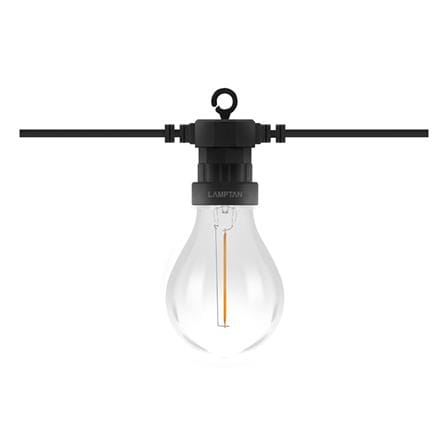 ไฟจัดสวน SOLAR LED LAMPTAN FESTIVE 3 วัตต์ WARMWHITE สีดำ_1