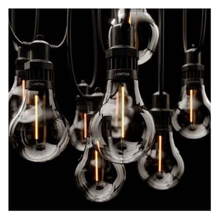 ไฟจัดสวน SOLAR LED LAMPTAN FESTIVE 3 วัตต์ WARMWHITE สีดำ_9