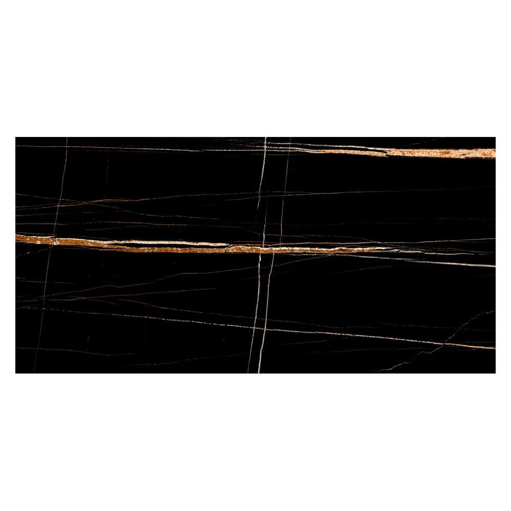 กระเบื้องพื้น 60x120 ซม. ซาฮาร่านัวร์ ดำ-น้ำตาล