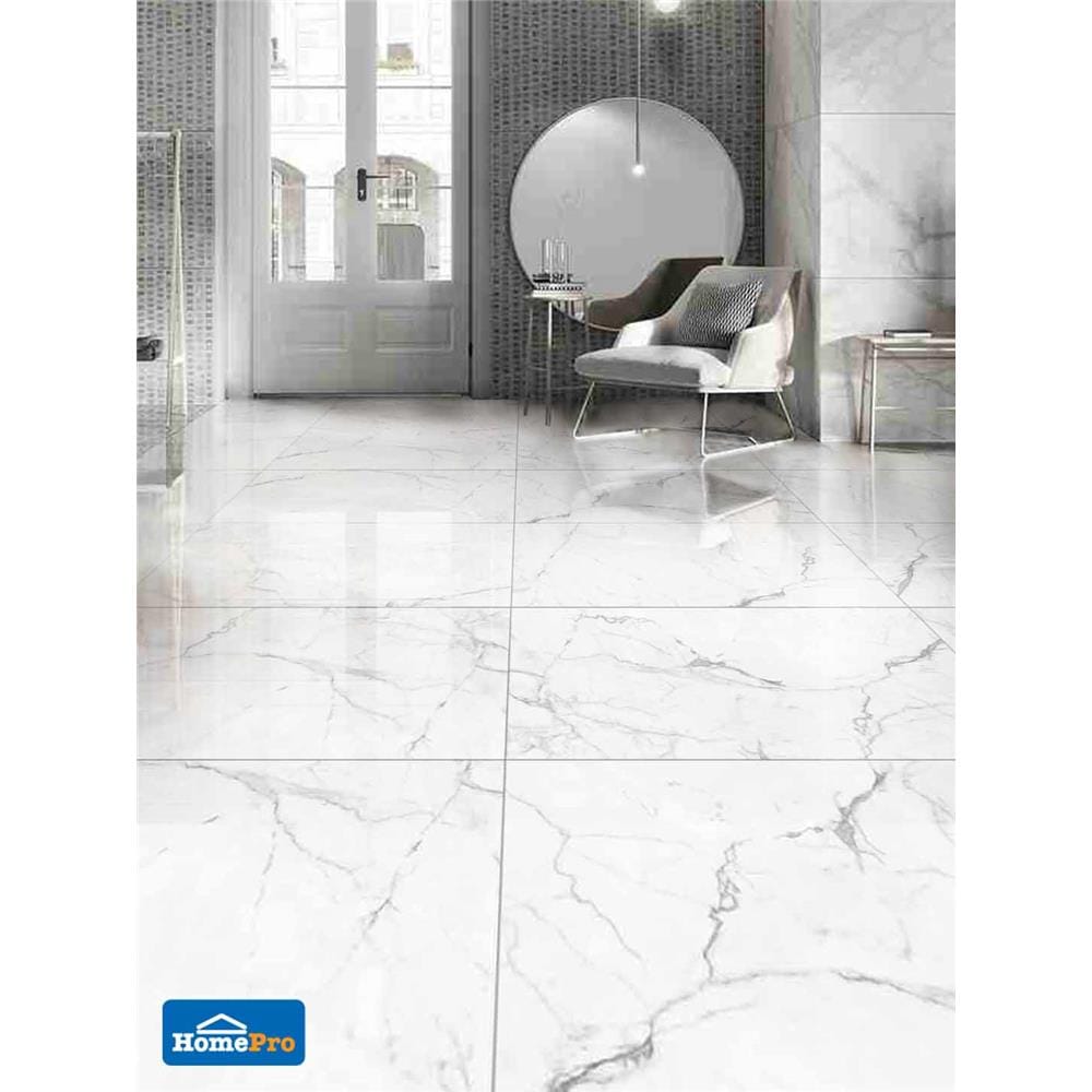 กระเบื้องพื้น 60x120 ซม. ซิตี้ พาเลซ ขาว 1.44M2
