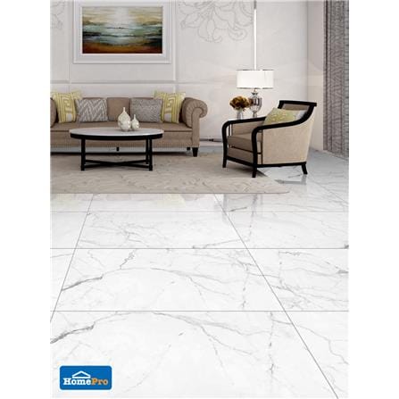 กระเบื้องพื้น 60x120 ซม. ซิตี้ พาเลซ ขาว 1.44M2_2