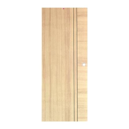 ประตูภายในโพลีไวนิล ลามิเนต KING P3-80x200 ซม. สีงาช้าง เจาะลูกบิด_0