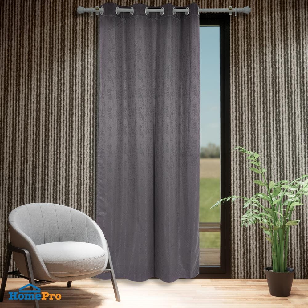 ผ้าม่าน EYELET HOME LIVING STYLE RIGO UV 140X250 ซม. สีเทา