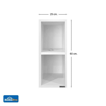 ตู้หลบบมุม CABIN 25x60 ซม. สีขาว_3