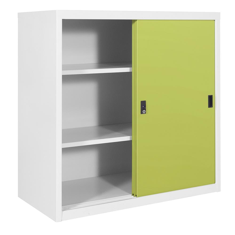 ตู้บานเลื่อนทึบ KIOSK KOD-3 GR 3 ฟุต สีเขียว