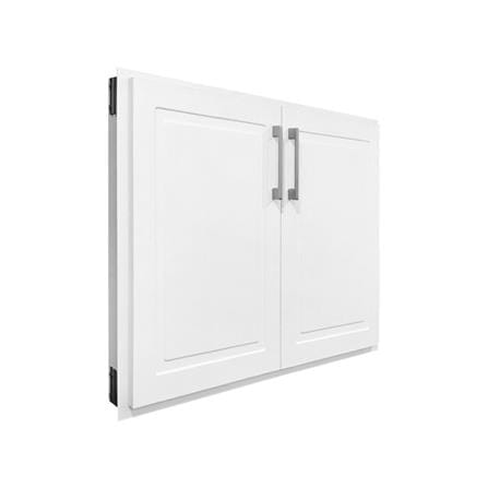 บานซิงค์คู่ UPVC CABIN FURANO 84.5x64.5 ซม. สีขาว_1