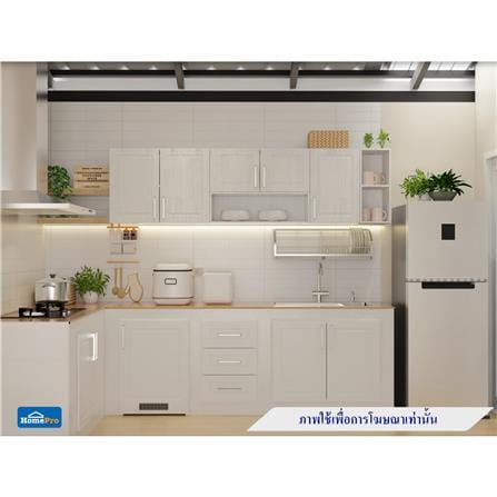 บานซิงค์คู่ UPVC CABIN FURANO 84.5x64.5 ซม. สีขาว_3