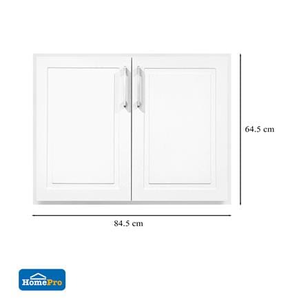 บานซิงค์คู่ UPVC CABIN FURANO 84.5x64.5 ซม. สีขาว_4