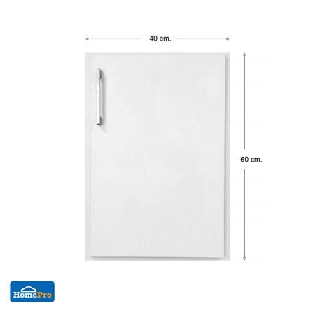 บานซิงค์เดี่ยว CABIN FURRA 40x60 ซม. สีขาว_4