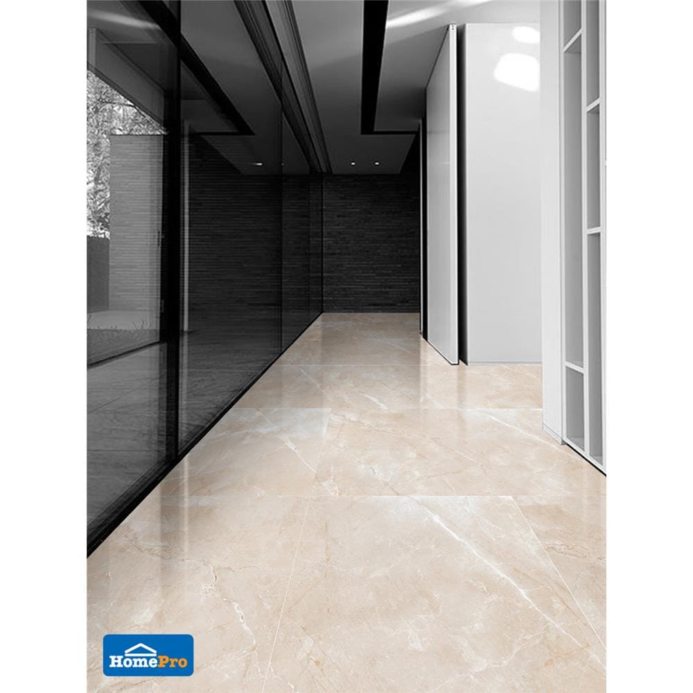 กระเบื้องพื้นพอร์ซเลน 60x60 ซม. อาร์ทิค ไวท์ 1.44M2