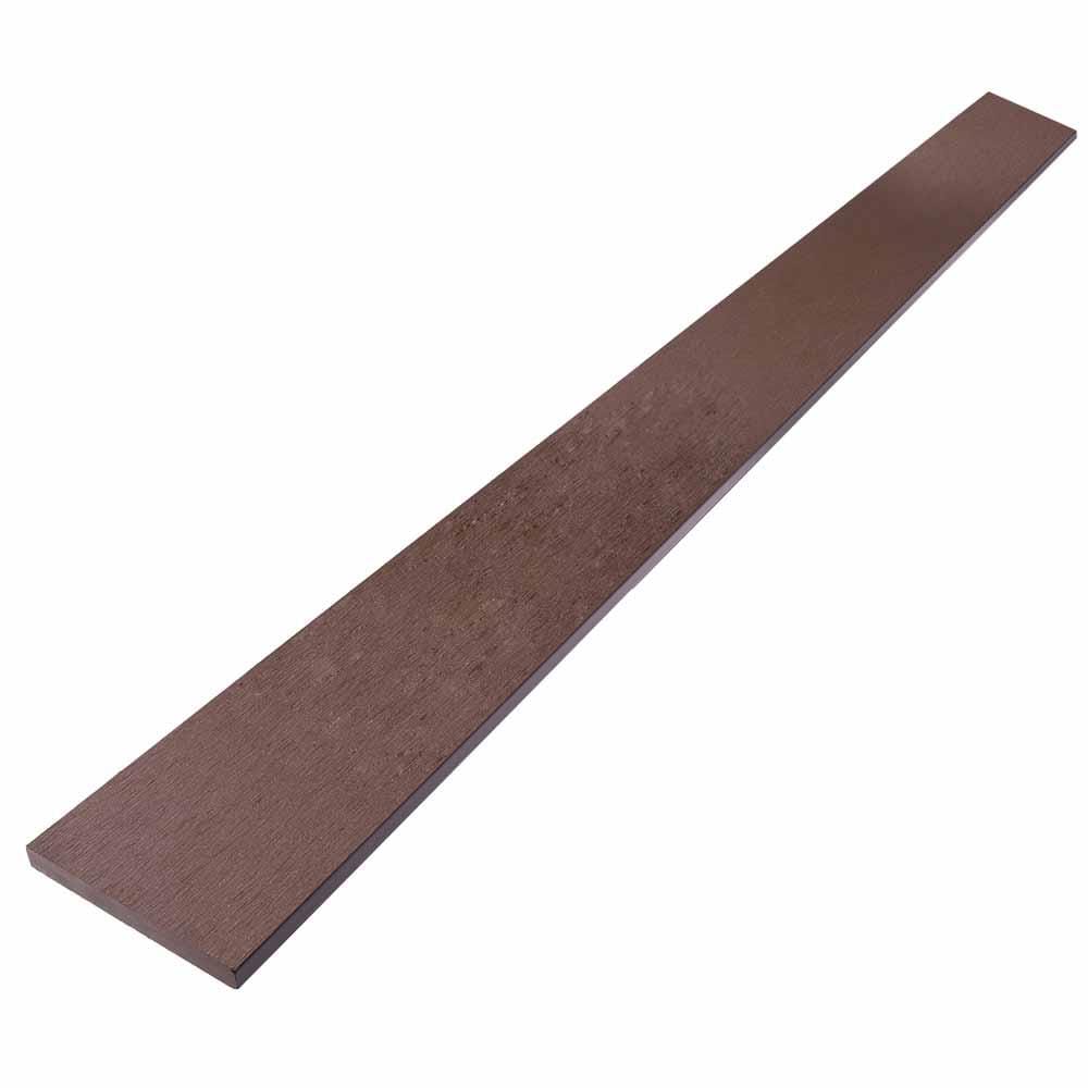 ไม้รั้ว หัวตัด INOVAR 10X150X1.2 ซม. สีน้ำตาลช็อคโกแลค
