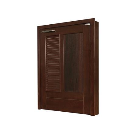 บานถังแก๊สเกล็ดผสม KITZCHO ZOUL 56X74 ซม. สีสัก