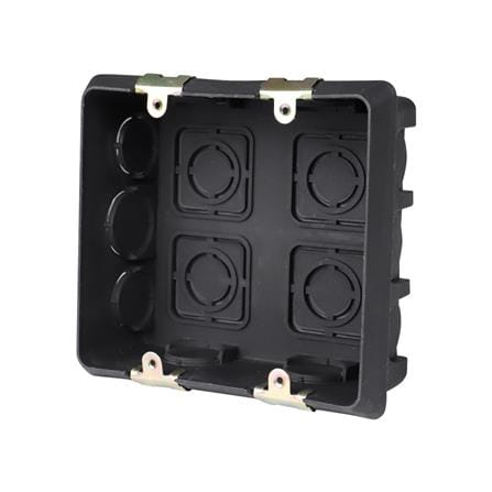 บ็อกซ์ฝัง ELECKTA 4x4 นิ้ว สีดำ_1