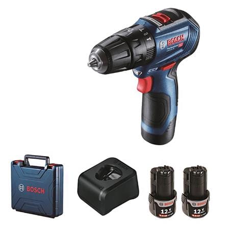 สว่านกระแทกไร้สาย (พร้อมแบตเตอรี่) BOSCH GSB12V-30 BL 12 โวลต์_0