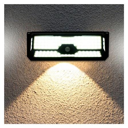 ไฟผนังภายนอก SOLAR RIN 216131361 27.2 วัตต์ WARM WHITE สีดำ_2