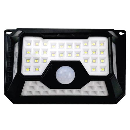 ไฟผนังภายนอก SOLAR RIN 216136601 13.2 วัตต์ WARM WHITE สีดำ_0