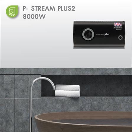 เครื่องทำน้ำร้อน MAZUMA P-STREAM PLUS2 8000 วัตต์ สีดำ_1