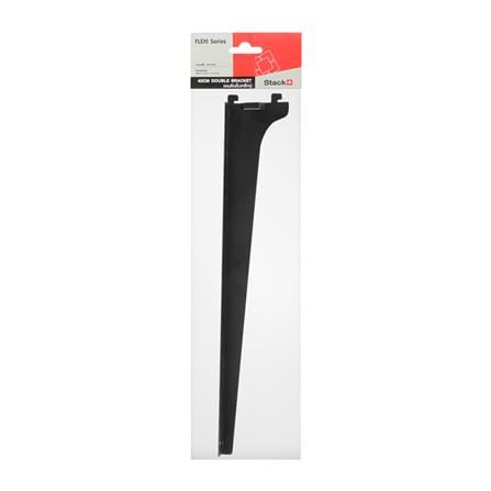 แขนรับชั้นเหล็กคู่ STAKCO FLEXI 40cm สีดำ_2