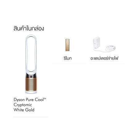 เครื่องฟอกอากาศ 27 ตร.ม. DYSON TP06 สีขาว/ทอง_4