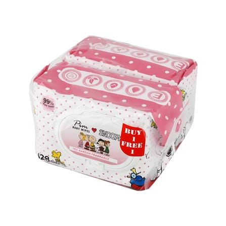 ผ้าเช็ดทำความสะอาด PIM PURE WATER 128 แผ่น 1แถม1_0