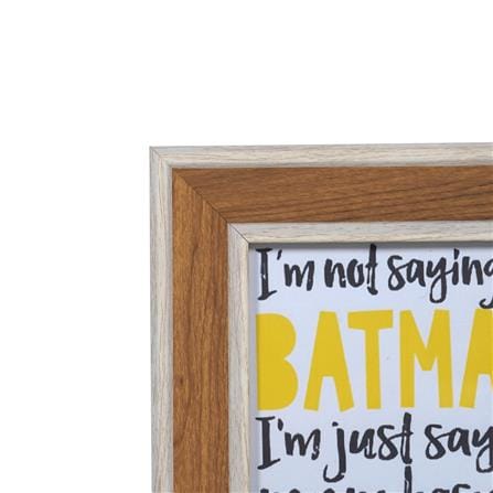 กรอบรูปไม้ HOME LIVING STYLE BATMAN 4x6 นิ้ว สีน้ำตาล_2