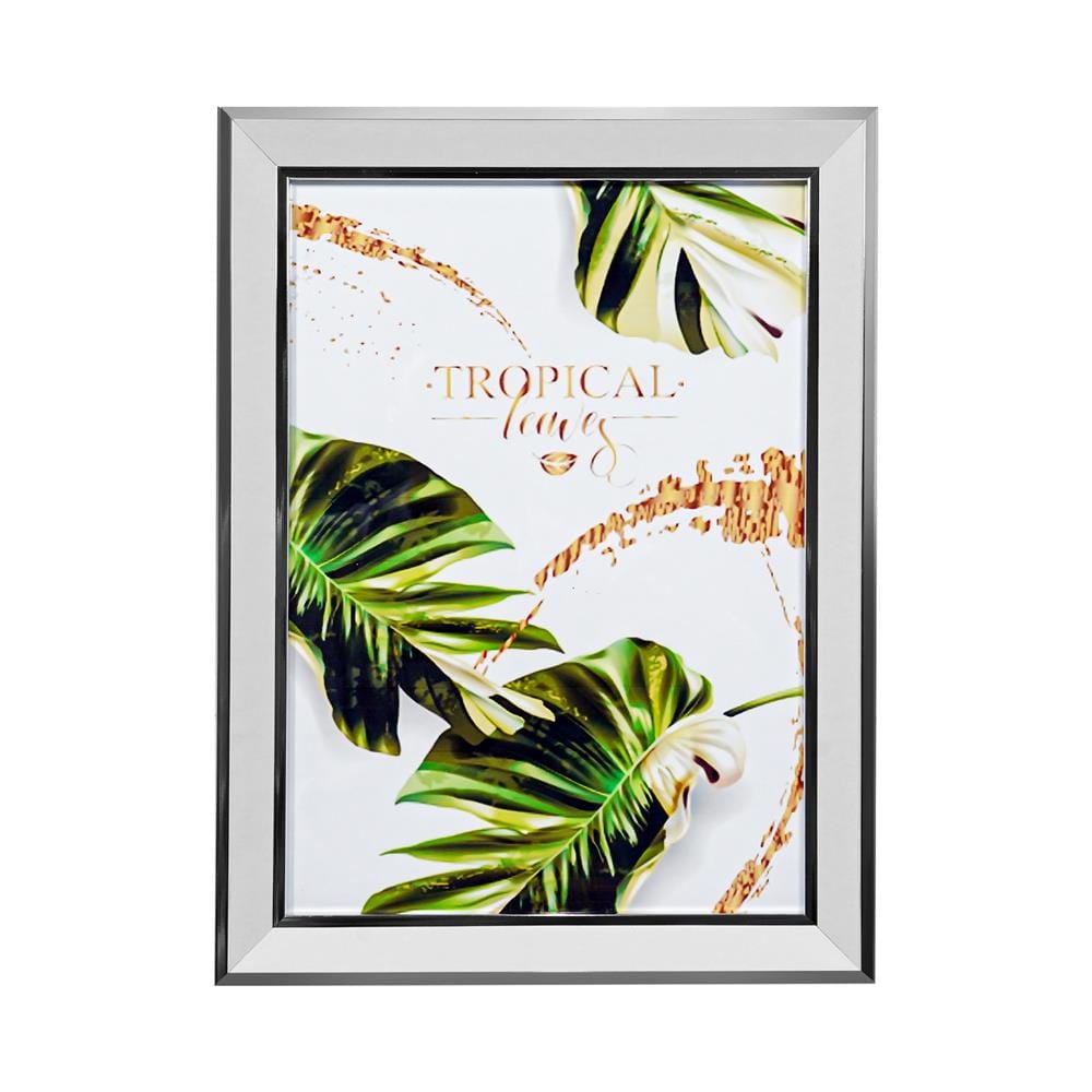 กรอบรูป HOME LIVING STYLE TROPICAL LEAVES 8.2X11.7 นิ้ว สีขาว_1
