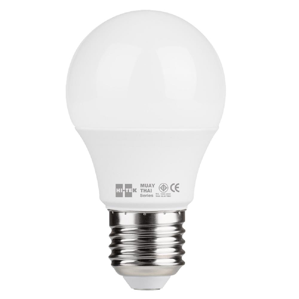 หลอด LED HI-TEK มวยไทย 5 วัตต์ DAYLIGHT E27