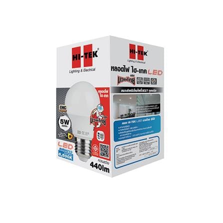 หลอด LED HI-TEK มวยไทย 5 วัตต์ DAYLIGHT E27_1