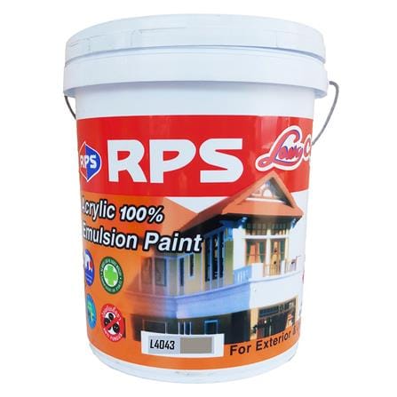 สีน้ำทาภายนอก ชนิดเนียน RPS LONGCOAT L4043 5 แกลลอน_0