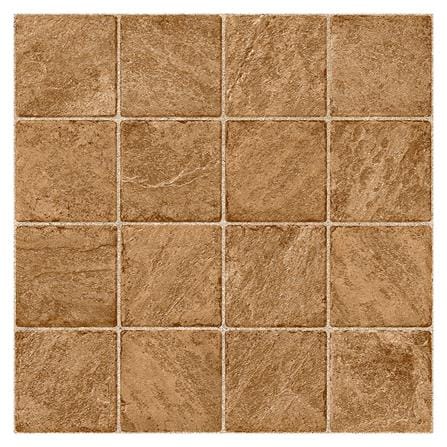 กระเบื้องพื้นพอร์ซเลน  40x40 ซม. CERGRES จากัวร์ น้ำตาล A