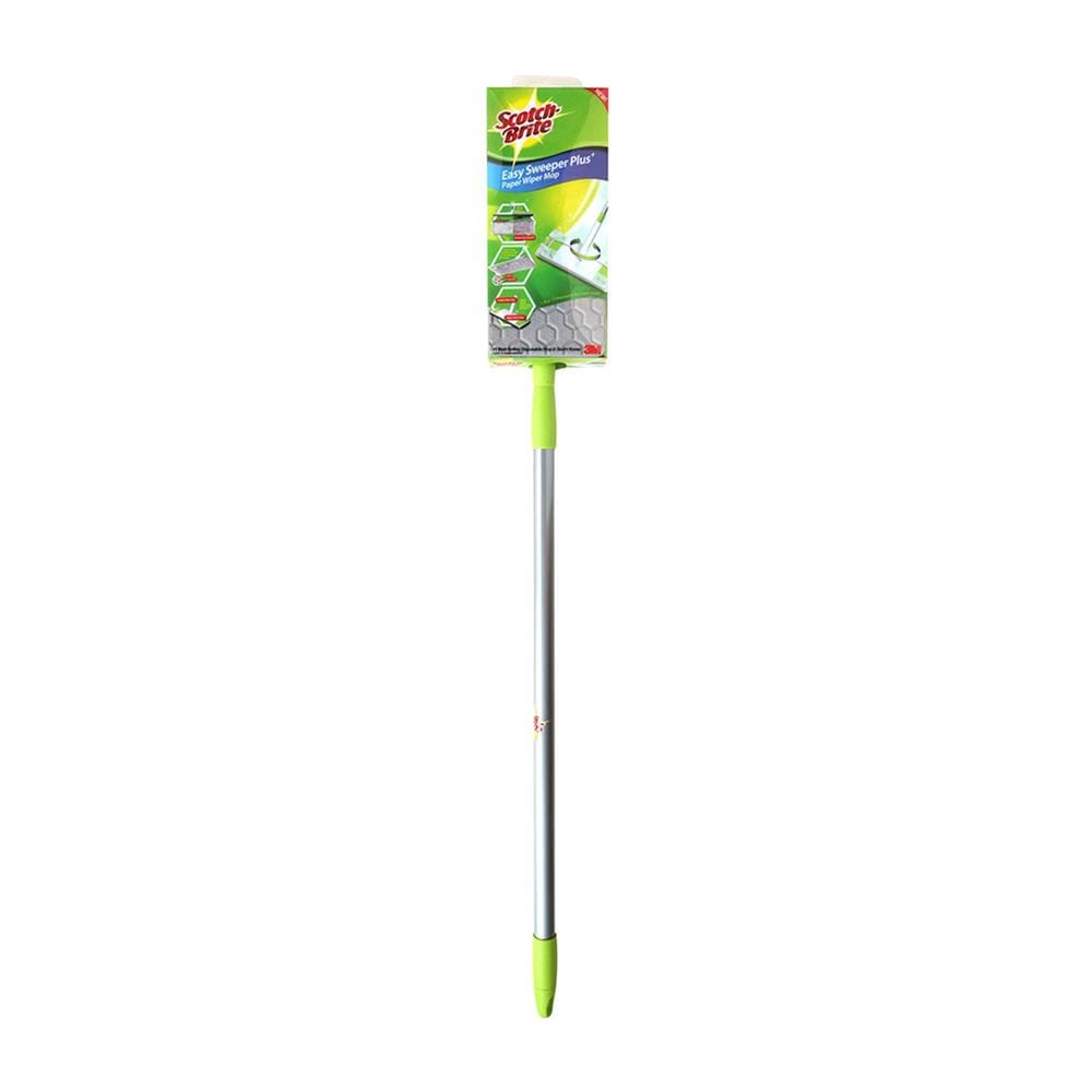 ไม้ม็อบดันฝุ่น SCOTCH-BRITE EASY SWEEPER PLUS 8 นิ้ว สีเขียว