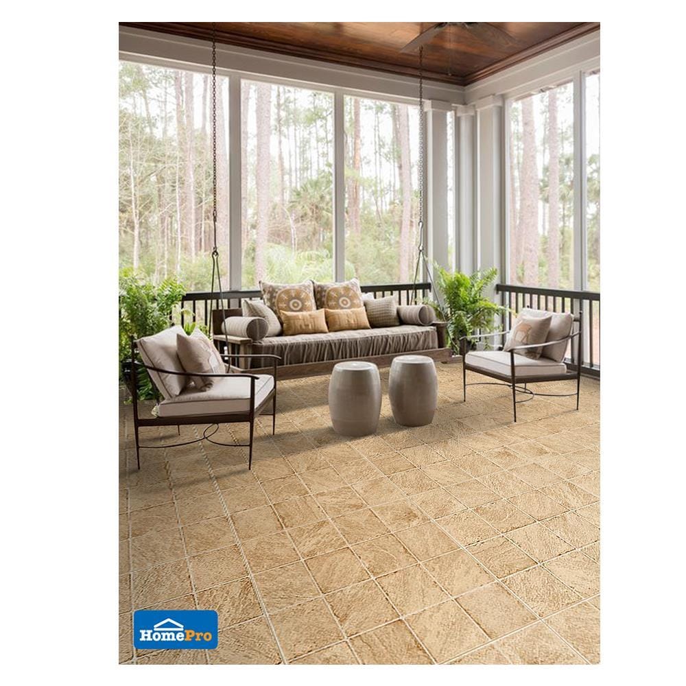 กระเบื้องพื้นพอร์ซเลน  40x40 ซม. CERGRES จากัวร์ เบจ A