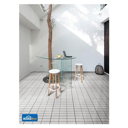 กระเบื้องพื้นพอร์ซเลน  40x40 ซม. CERGRES เทมปร้า เทาอ่อน A 0.96M2_2